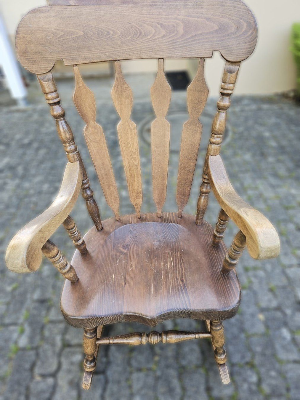 Sedie: Schaukelstuhl Holz massiv – Usato da Menziken venduto da Columbus 3