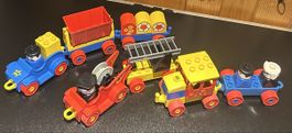 Buntes Duplo Eisenbahn-Set,