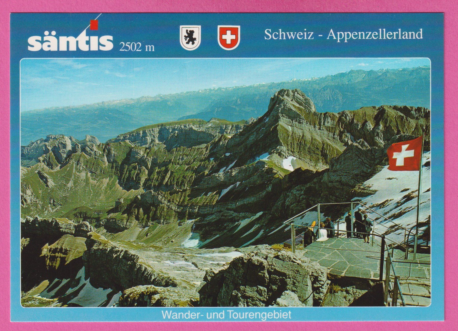Cartoline postali: Säntis 2502m Appenzellerland – Usato da Einsiedeln venduto da dillie