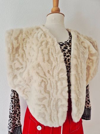 WESTE GILET KUSCHELIG ERCU 42 L 40 , TOP ZU SHIRT PULLI ROCK