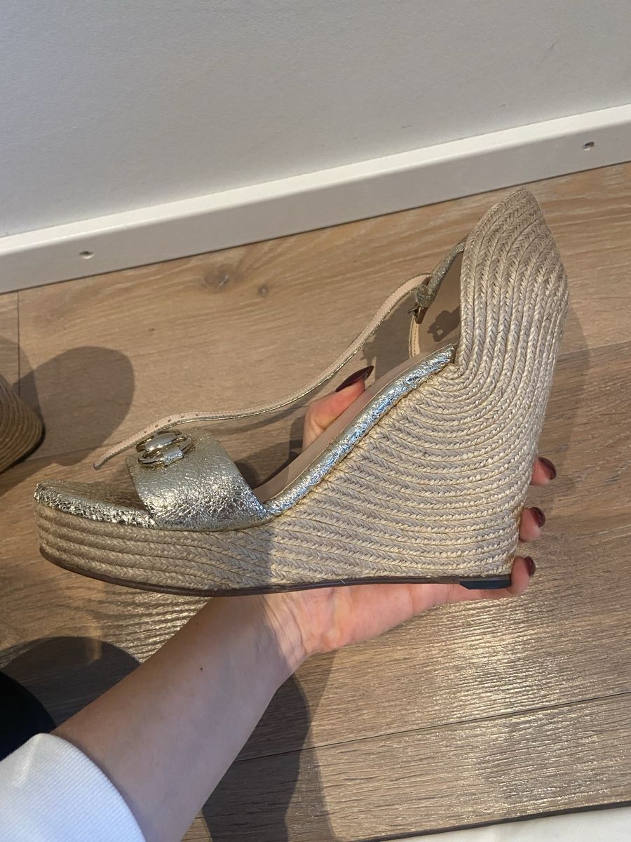 Gucci Scarpe da donna: Gucci Wedge mit Horsebit gold – Usato da Embrach venduto da tarosa99 4
