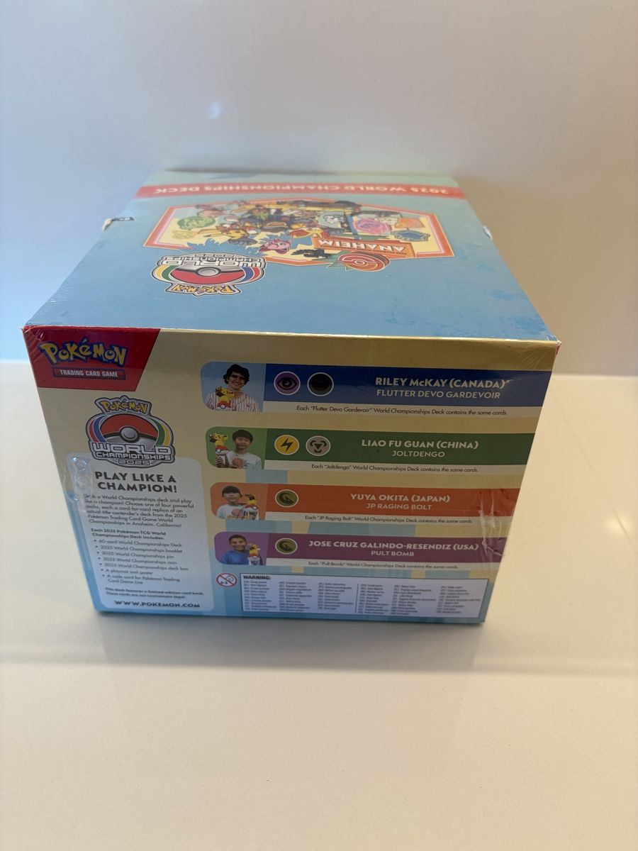 Pokémon Carte collezionabili: Pokemon World Championships Deck 2025 Display – Nuovo e nell'imballaggio originale da Arlesheim venduto da WungaBunga 2