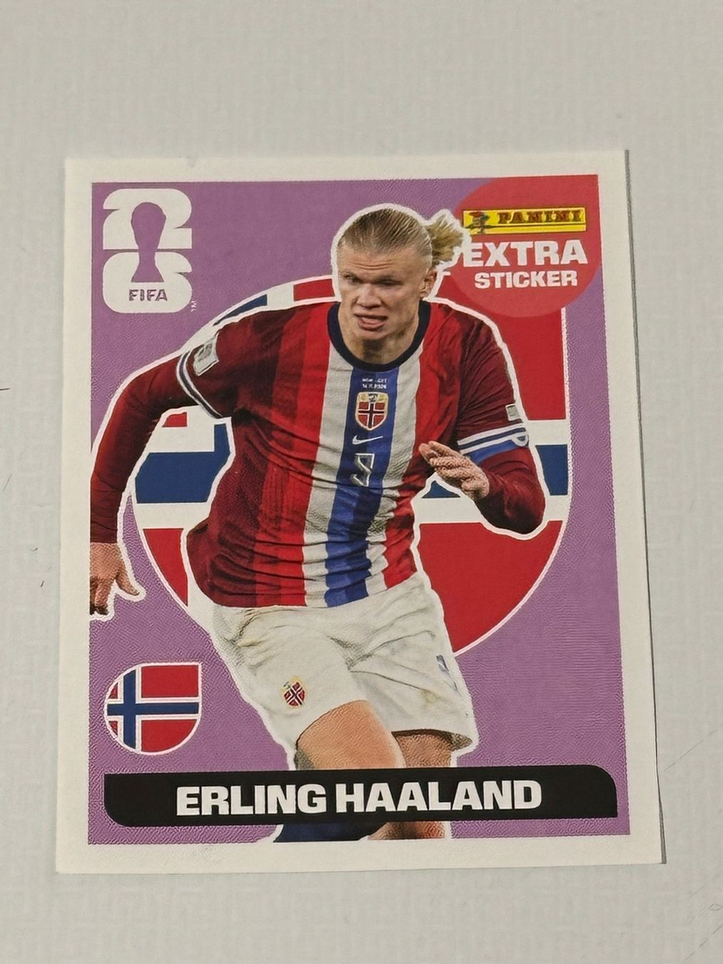 Panini Carte collezionabili: Erling Haaland extra Sticker violett – Usato da Amriswil venduto da ALETAL