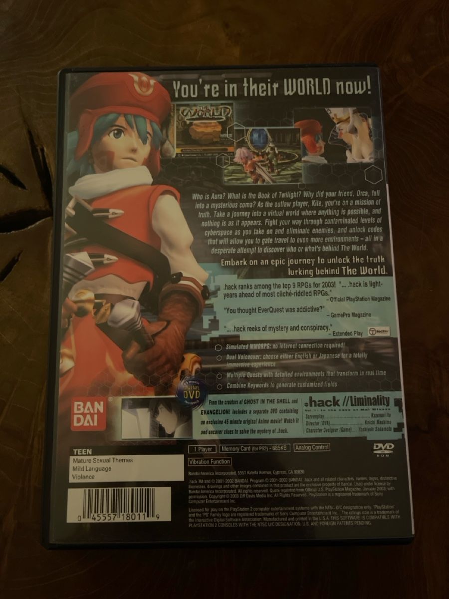 Giochi: Jeu PS2 .hack Infection Part 1, Complet et en Parfait État – Nuovo (secondo la descrizione) da Renens VD venduto da fra_2rxn 1