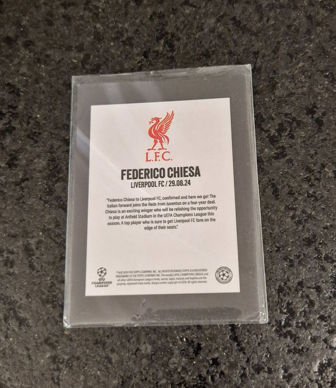 Topps Carte collezionabili: Federico Chiesa /49 - Liverpool - Topps – Nuovo (secondo la descrizione) da Burg AG venduto da Danoe 1