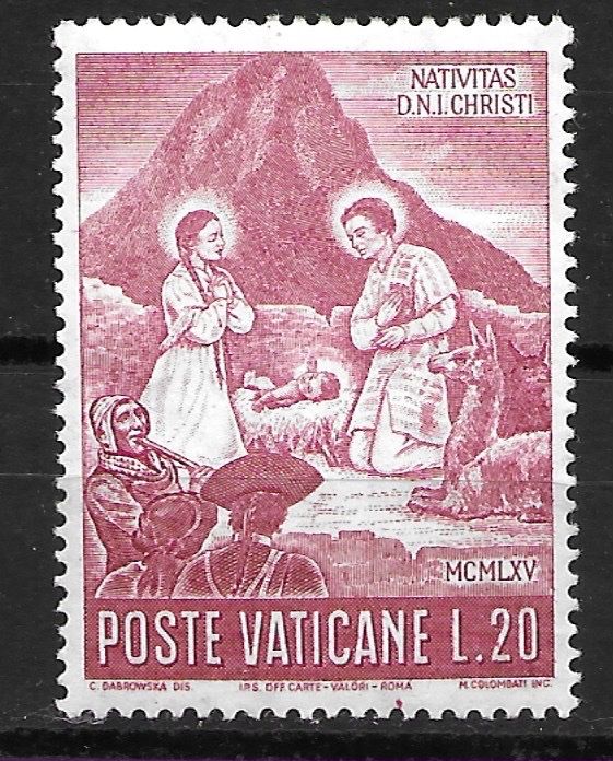 Tous les timbres: Vatikan 1965: Weihnachten – D'occasion à Zürich par Rainstamps
