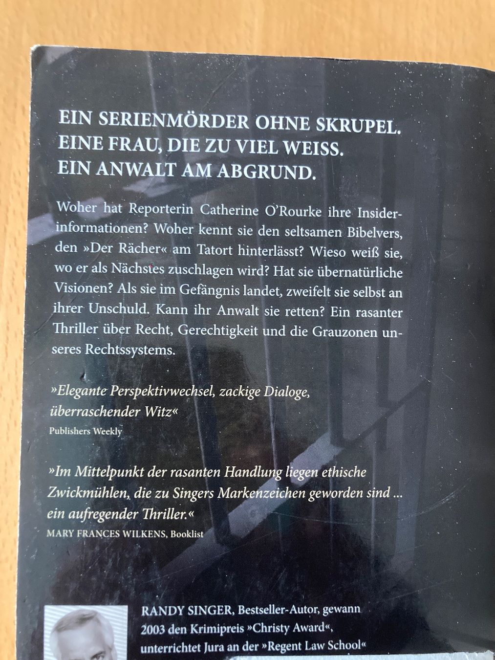 Libri: Christlicher Thriller "Die Vision" von Randy Singer! – Usato da Gelterkinden venduto da froggy80 1
