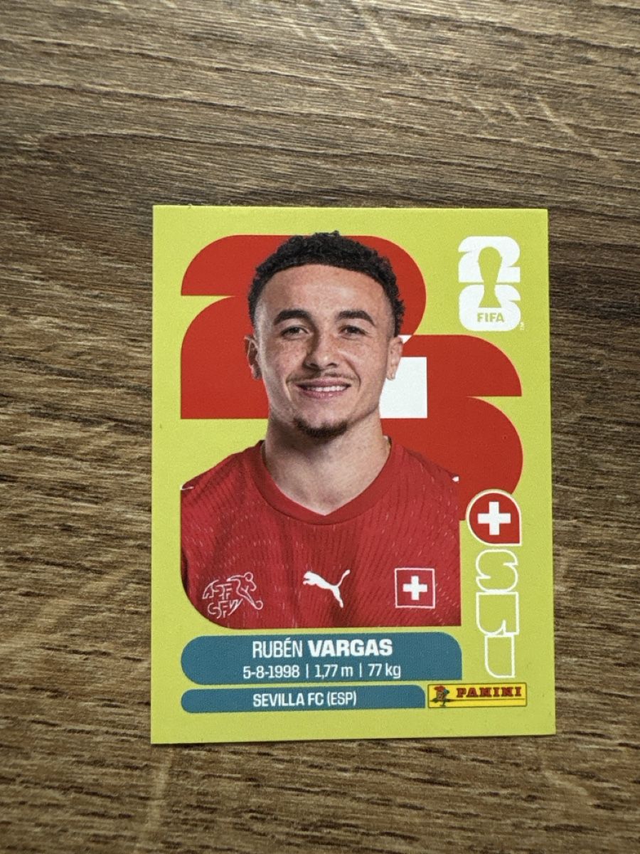 Panini Carte collezionabili: Panini WM 2026 Rubén Vargas Sticker – Nuovo (secondo la descrizione) da Menznau venduto da Hetfield85