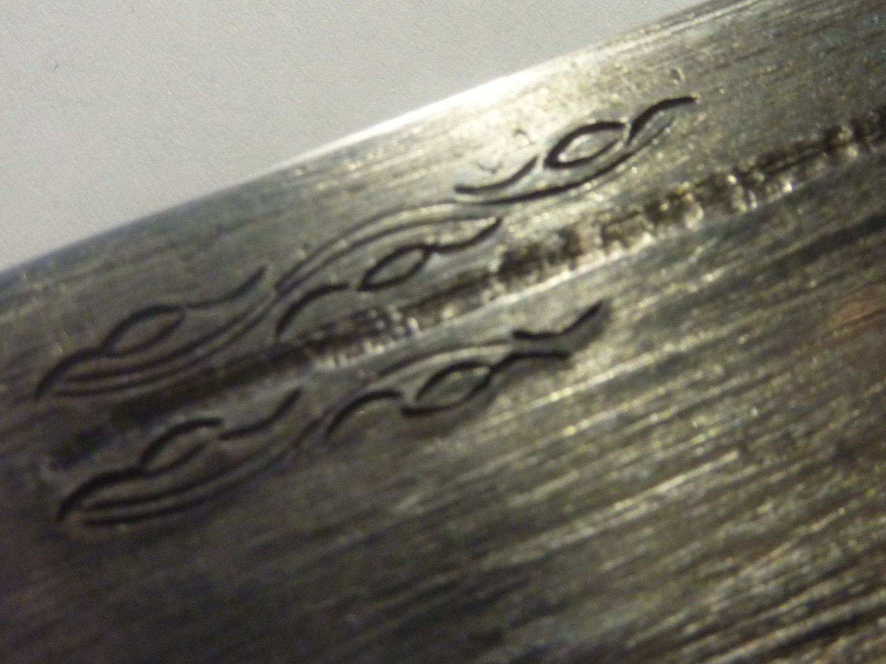 Zubehör: Dolch Messer Badek Indonesien Java Su Damast Lontara Schrift – Gebraucht aus Dietikon von damaszen 5