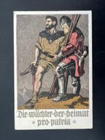 Bundesfeierkarte 1910 Wächter gest.  (G188)