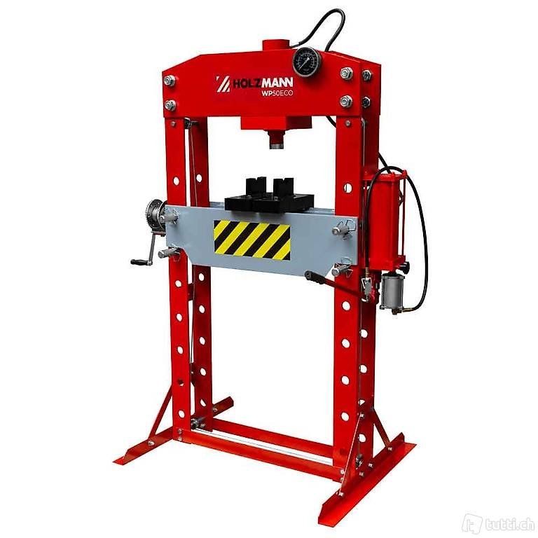 Holzmann Tutte le macchine: Werkstattpresse 50T Aktion – Nuovo e nell'imballaggio originale da Aarwangen venduto da Maschinenhandelkulms