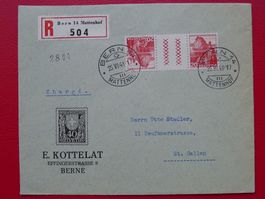 1941, KOTELATT-VIGNETTEN-BRIEF mit S52, BERN & illustriert