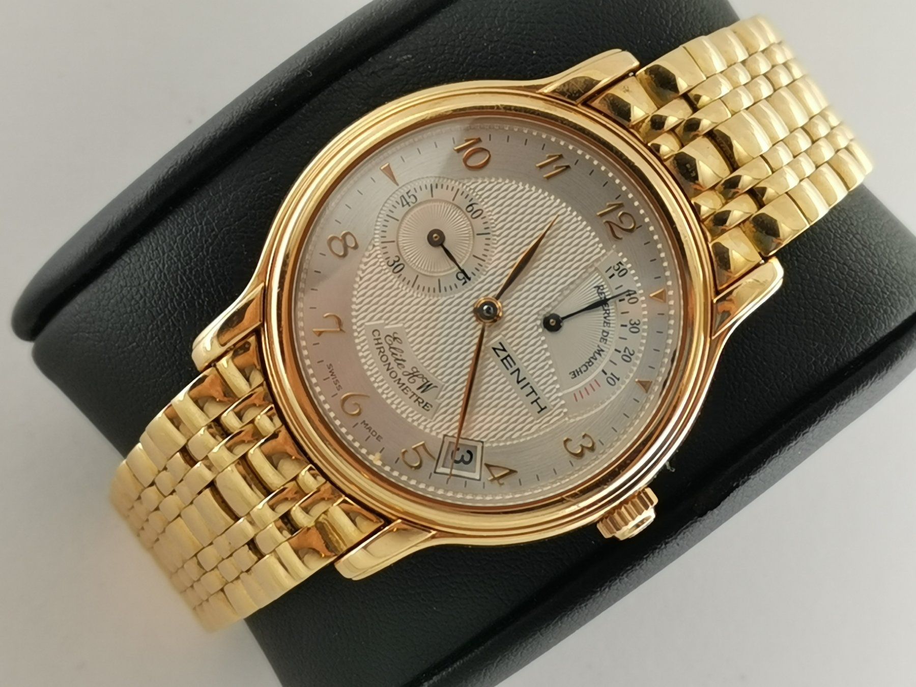 Zenith Orologi: Zenith Elite Chronometer 18K Roségold – Usato da Zürich venduto da Stargold-Uhren 1
