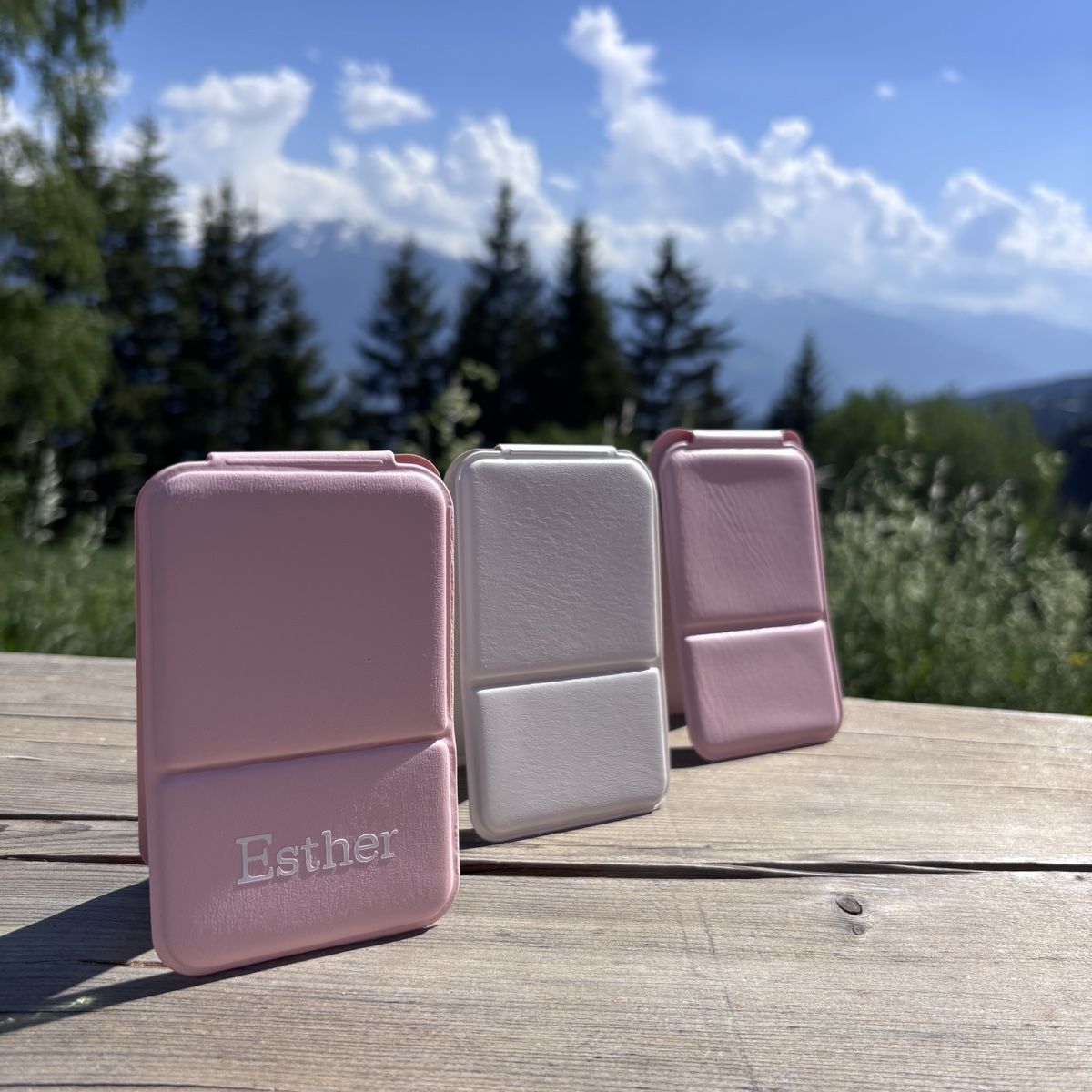 Specchi: Miroir de poche personnalisé  – Nuovo (secondo la descrizione) da Aminona venduto da vivaz_personnalise 1