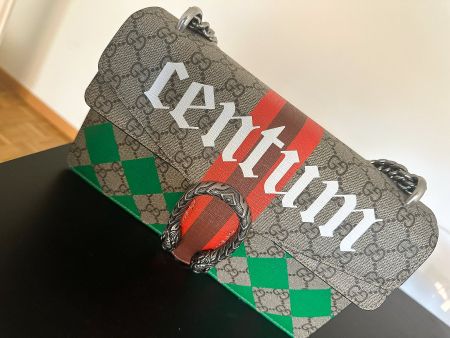 Gucci Dionysus Small GG Supreme Centrum Rhombus Print