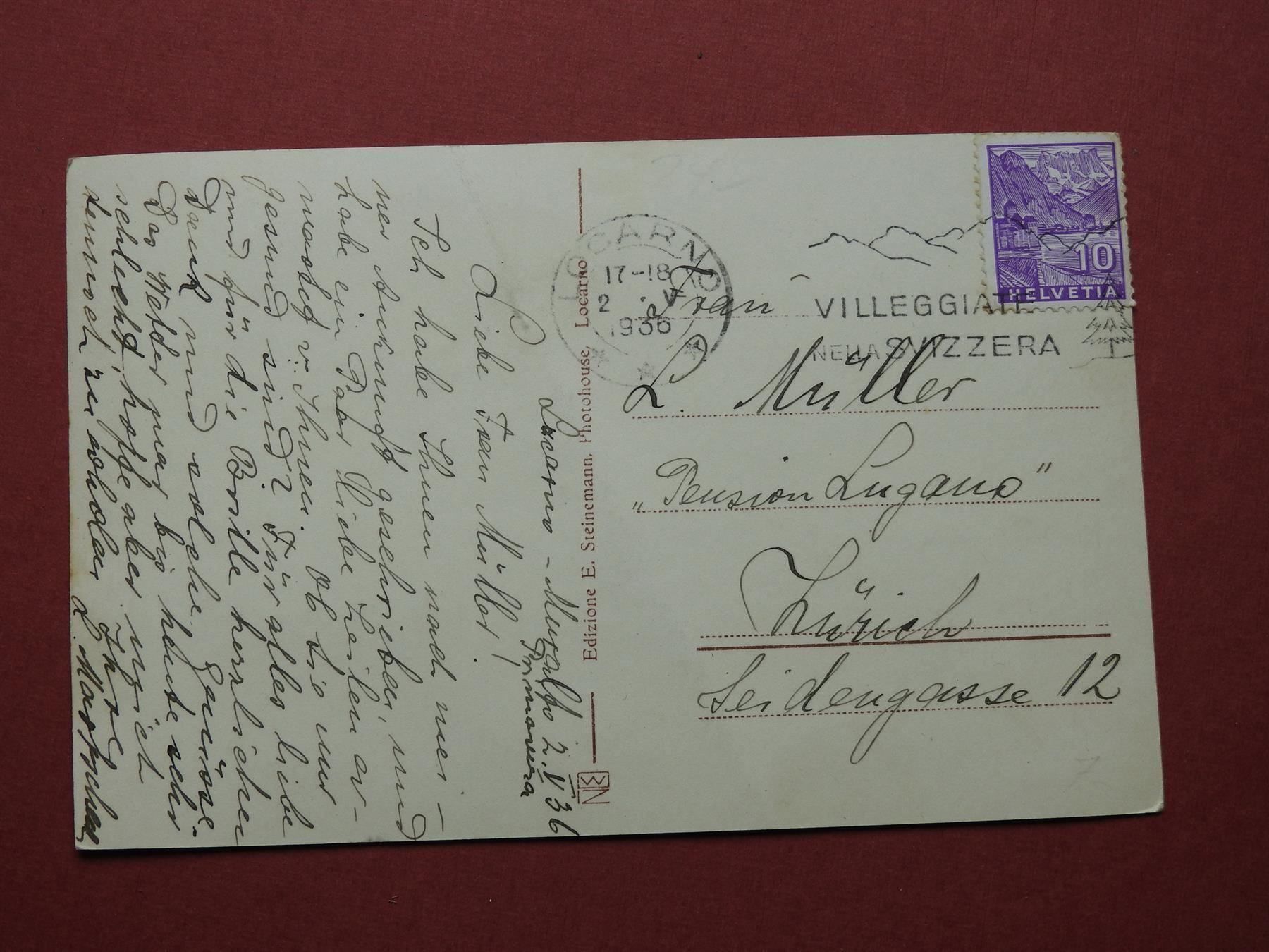 Cartoline postali: Locarno -  Mercato !!!!!!!!! – Usato da Rain venduto da 999-800-K 1
