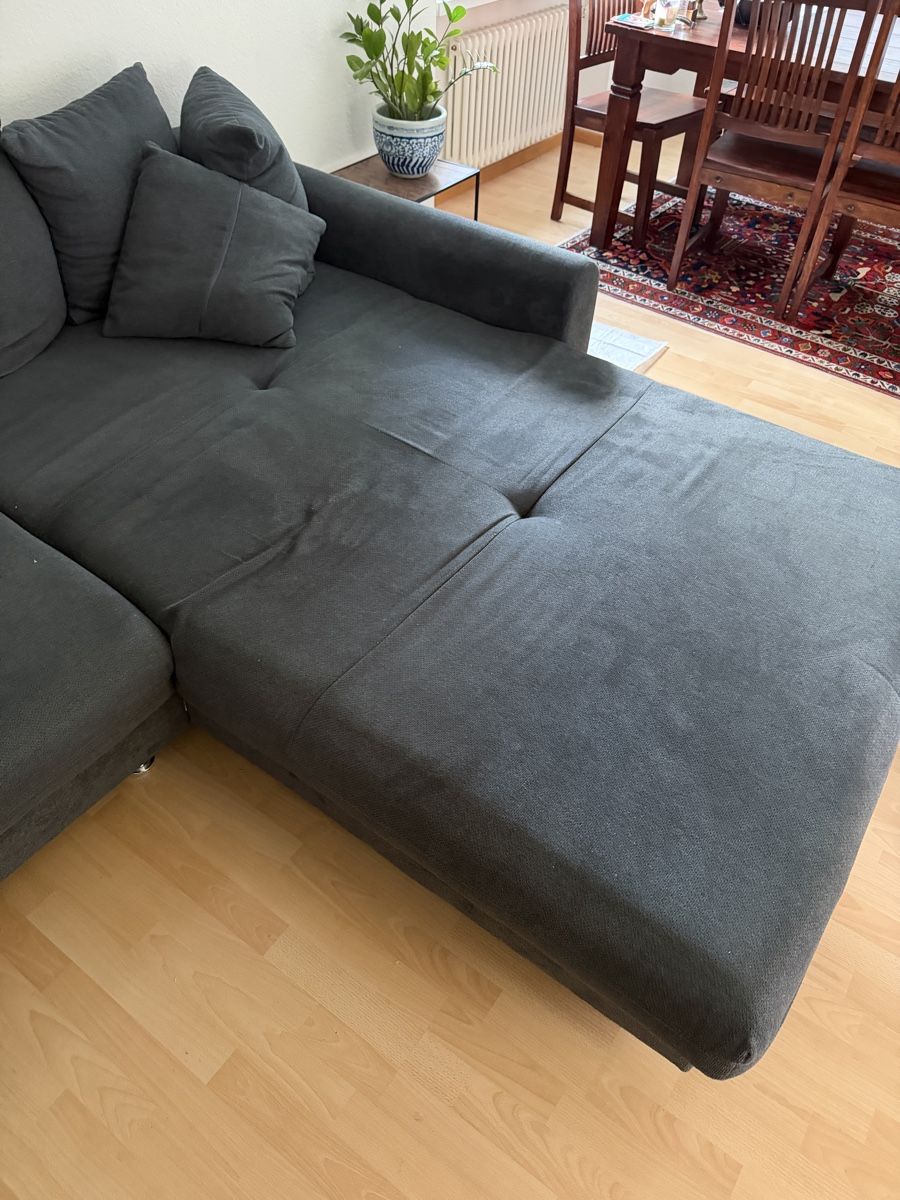 Sofas: Ecksofa Anthrazit Stoff Gebraucht – Gebraucht aus Uzwil von ste_7qmm 2