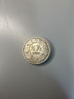 Schweiz 1/2 Franken 1939 Münze guter Zustand