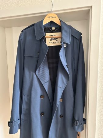 Burberry Trenchcoat / Mantel blau