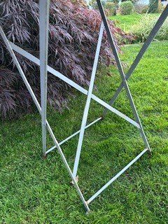 Set di tavolo e panche: aLteR GaRtentisCh miT  KLappsTuhL – Usato da Winkel venduto da zeho 6