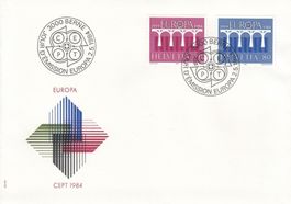 1984 708-709 Europa, FDC