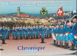 plaquette grenadiers fribourgeois - Fribourg  chronique 2005