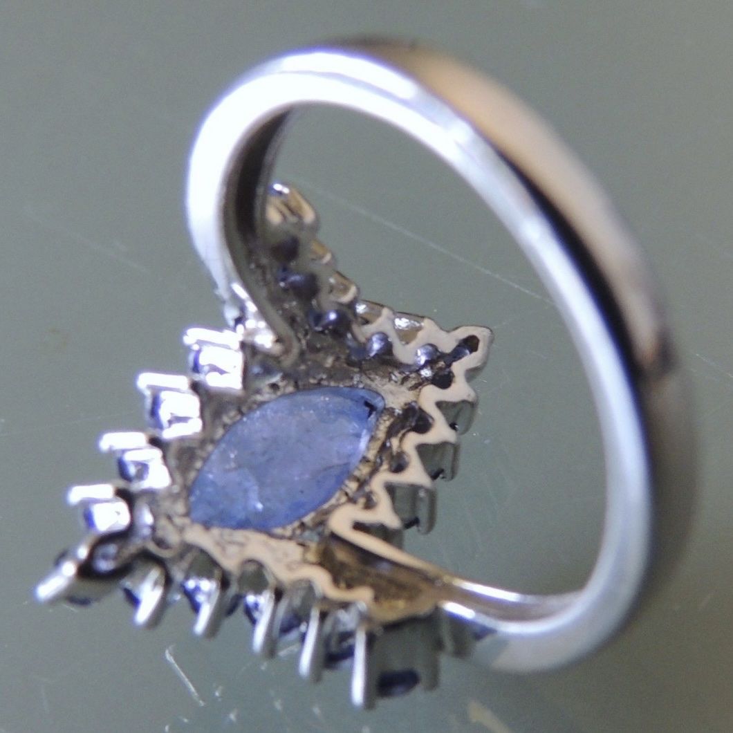 Anelli: Ring Silber 925, Cordierit (Iolith), grösse 51 – Usato da Aesch LU venduto da sense83 4