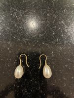 Ohrringe 18 karat perlen gelbgold