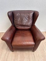 Vintage Natuzzi Ledersessel aus Echtleder in Braun 1990er