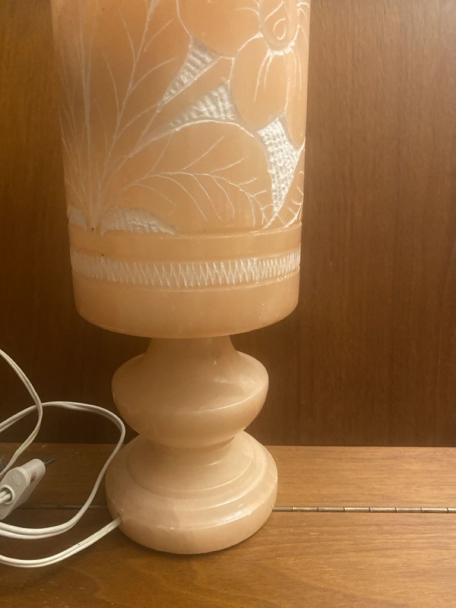 Lampen: Rosenquarz Lampe , Kunstwerk 70er – Gebraucht aus Baden von swiss-alps 7