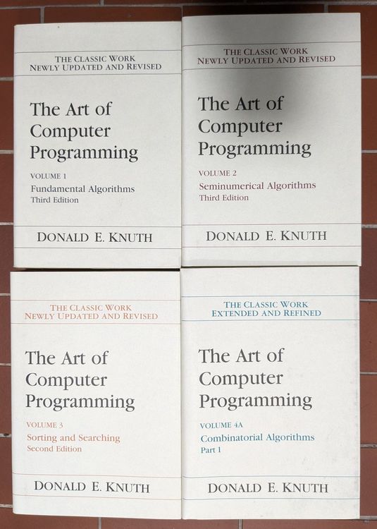 The Art of Computer Programming (Box Set) | Kaufen auf Ricardo