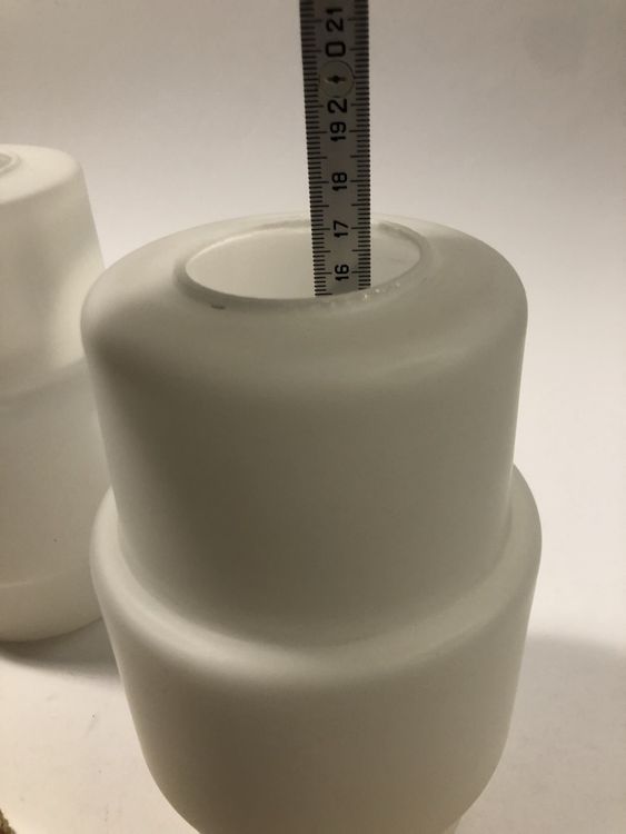 2 Stück Glas Lampenschirme E27 - Klare Ersatzschirme Für Deckenleuchten