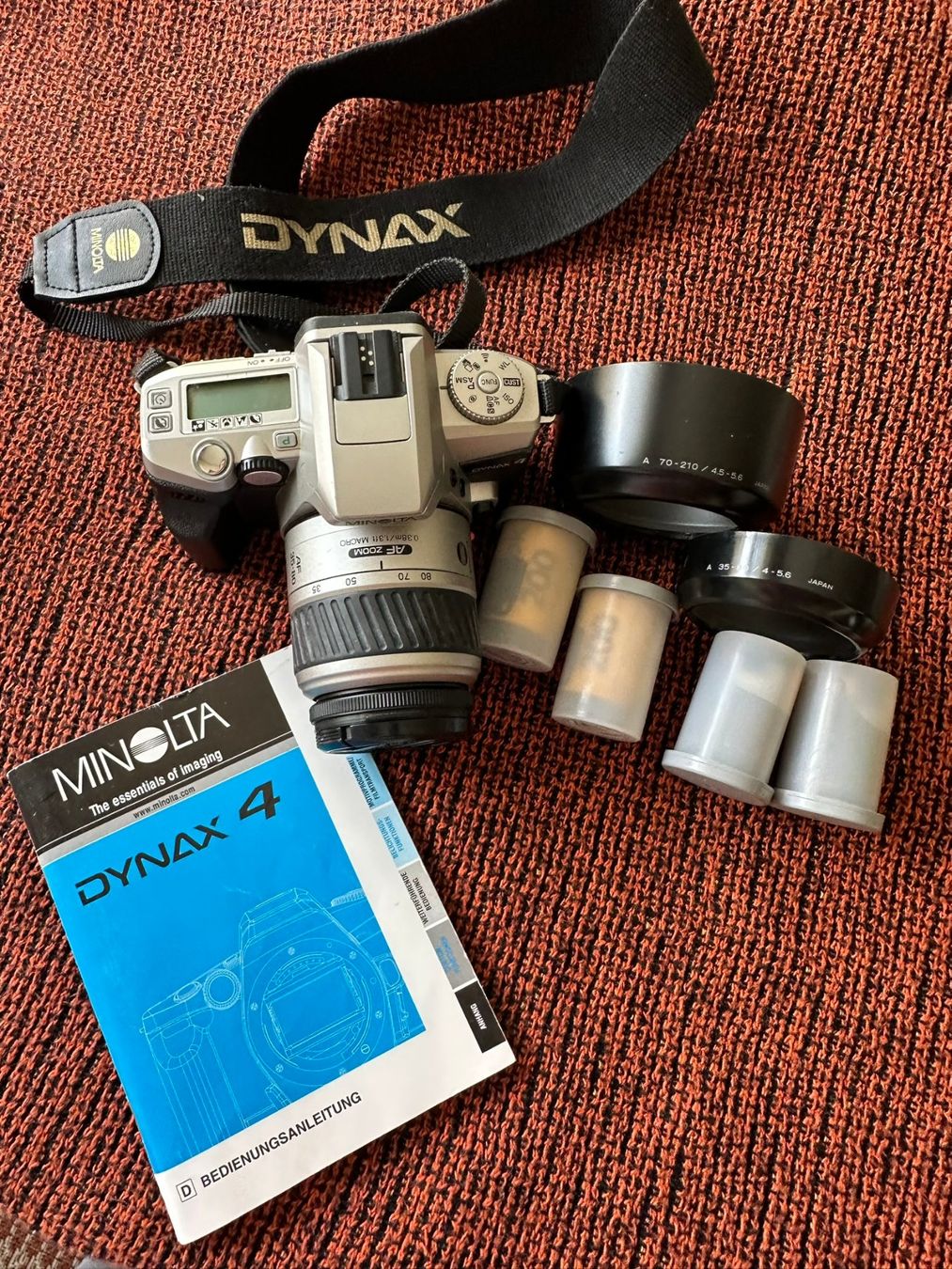 Minolta Kamera: Minolta Dynax 4 Spiegelreflexkamera mit 2 Objektiven – Gebraucht aus Binz von banbolea 4
