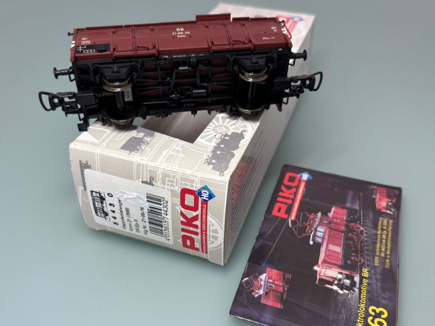 Piko Modellini di ferrovie: DR speziell Klappdeckelwagen Kmm21 – Nuovo (secondo la descrizione) da SION venduto da pef999 7
