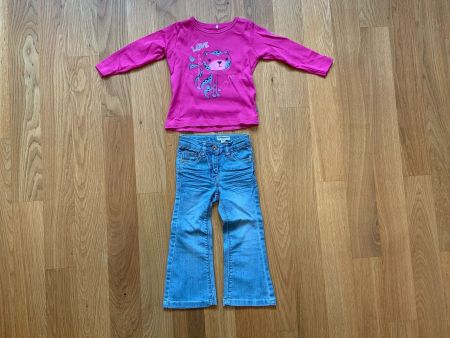 Kleiderset für Mädchen Gr. 86