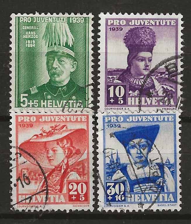 Tutti i francobolli: PJ039 - Pro Juventute 1939 obl. – Usato da Trélex venduto da Phil_Albert