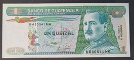 1 QUETZAL / GUATEMALA 1988 (BANKFRISCH)