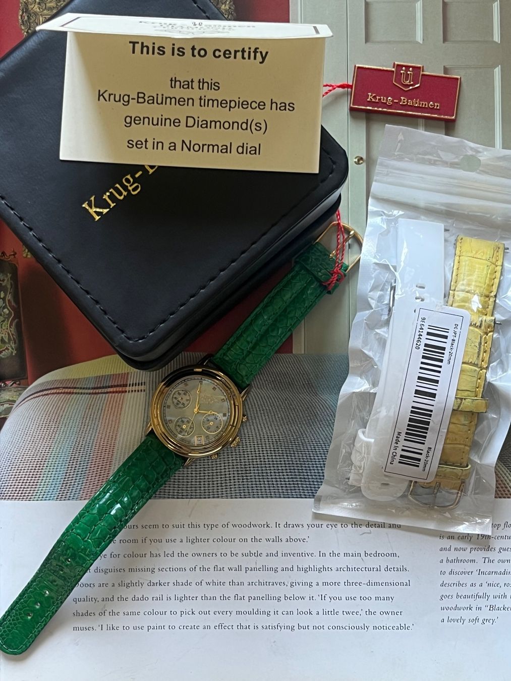 Orologi: Krug-Baümen Chronographe Diamant – Usato da GENEVE venduto da hehakasapa 8