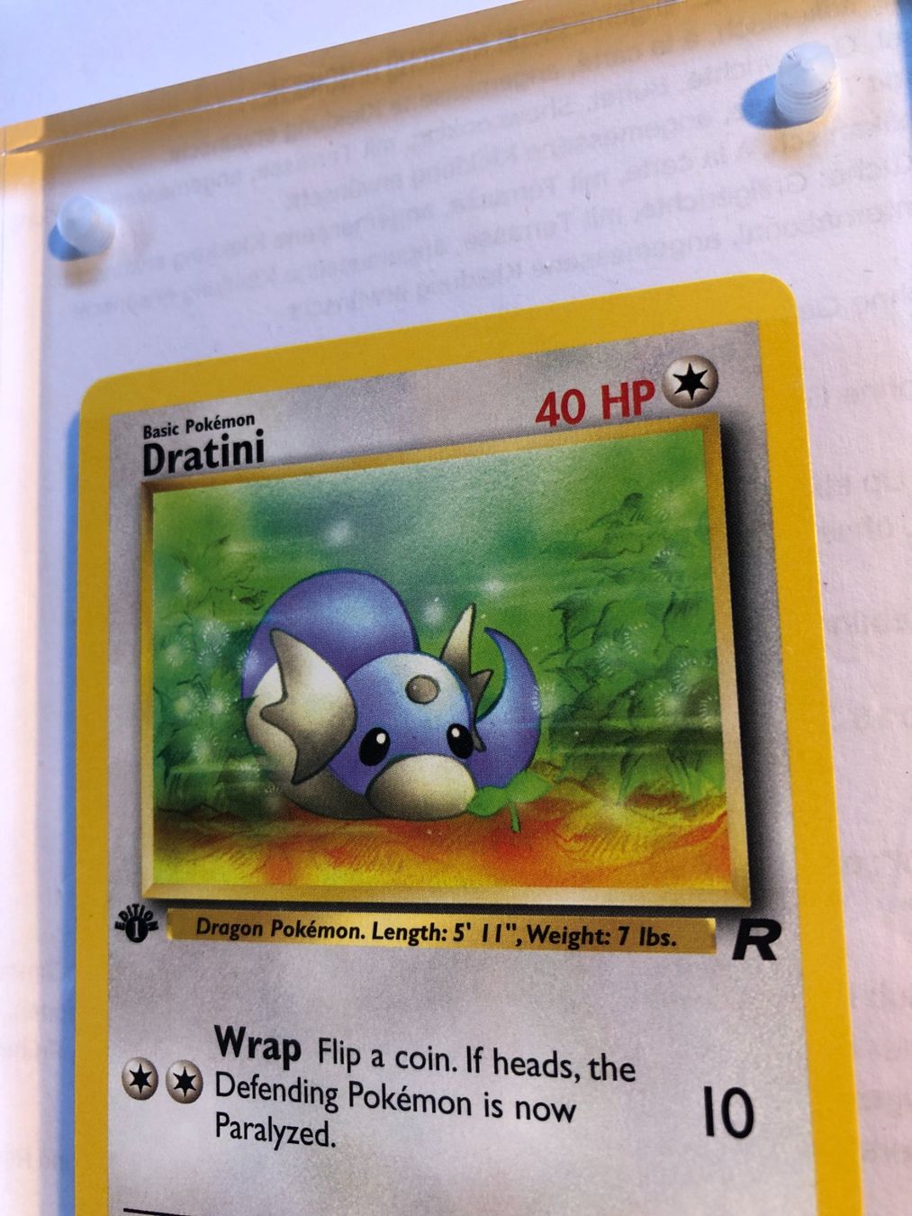 Cartes à collectionner: Dratini 1st Team Rocket - MINT - ab 1.- – D'occasion à Giubiasco par dan_pr8b 3