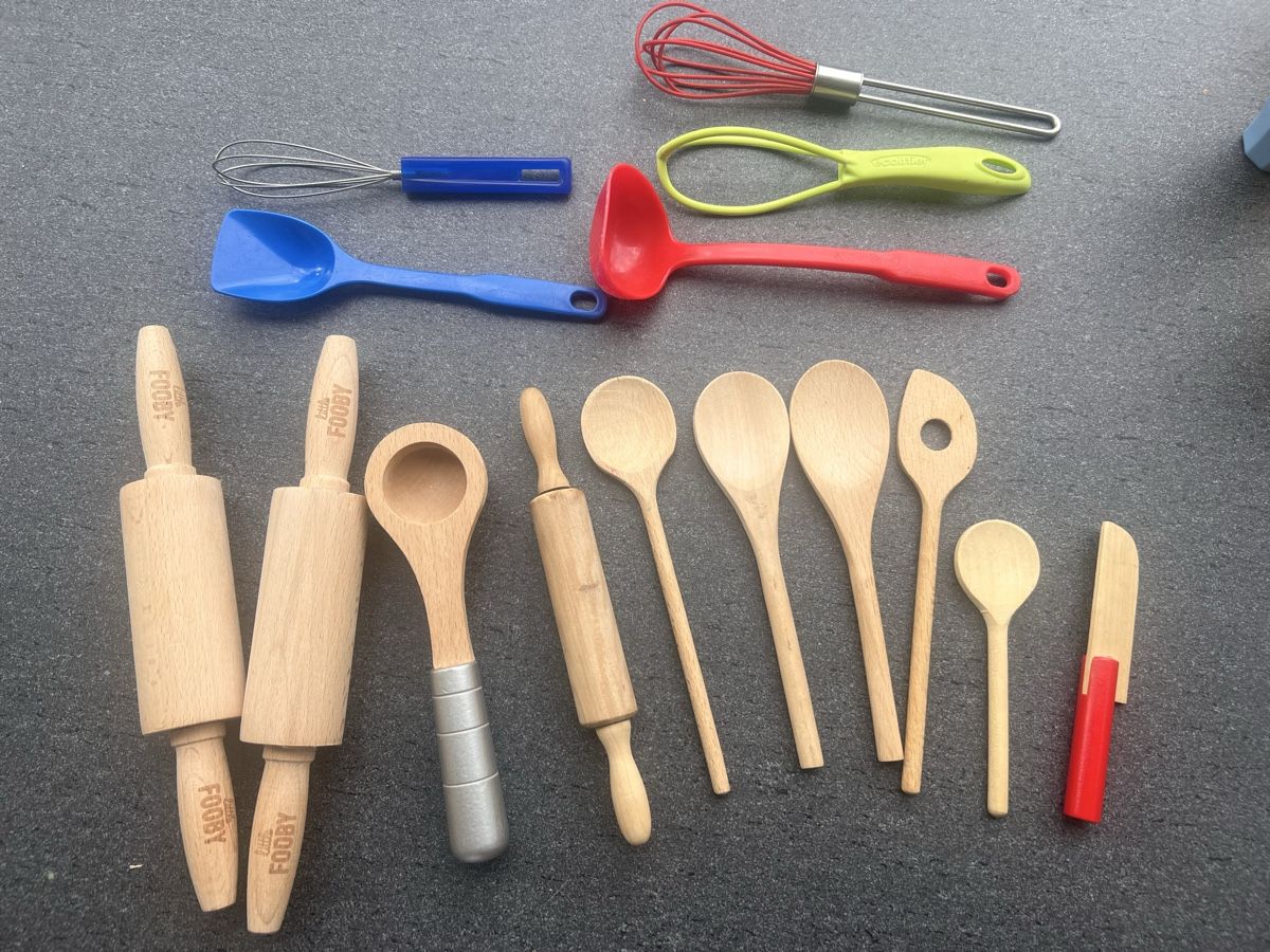Giocattoli: Kinder-Küchenset Holz und Kunststoff – Usato da Thun venduto da cxenia