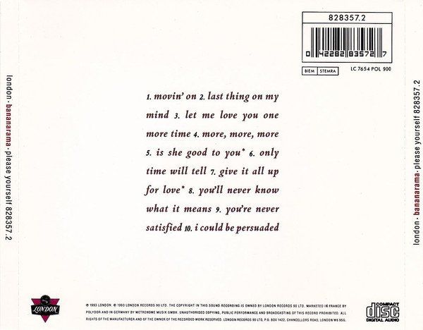 CDs: Bananarama – Please Yourself - Vergriffen! – D'occasion à Brittnau par Zibu 1