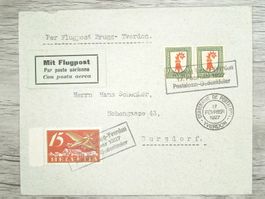 TR70 Enveloppe + Timbre Suisse 1927
