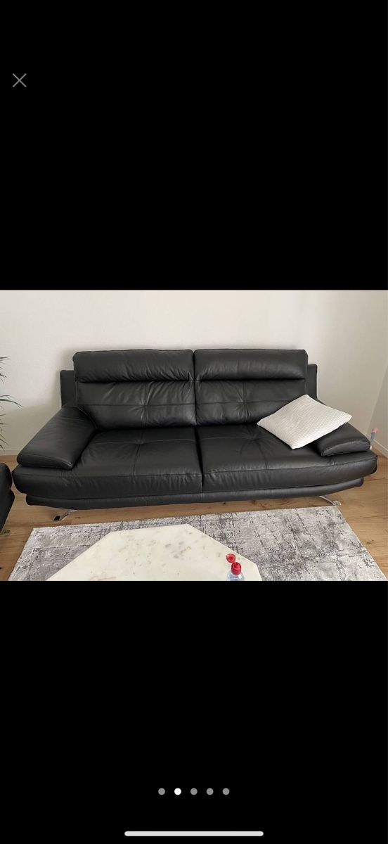 Divani: 3er Echtleder Sofa 2x / Ledersofa – Usato da Dietlikon venduto da AngelinaSt. 3