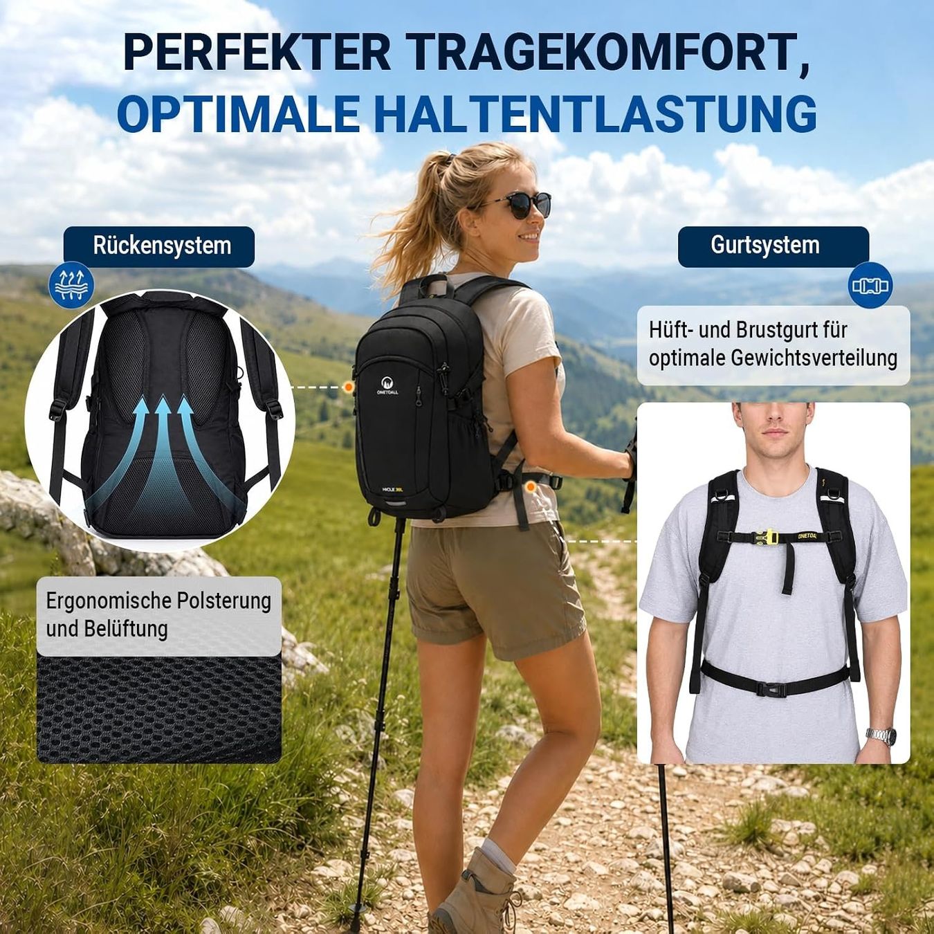 Rucksäcke: Wanderrucksack 20L leicht mit Regenhülle – Neu und originalverpackt aus Suhr von SchnapperCH 1