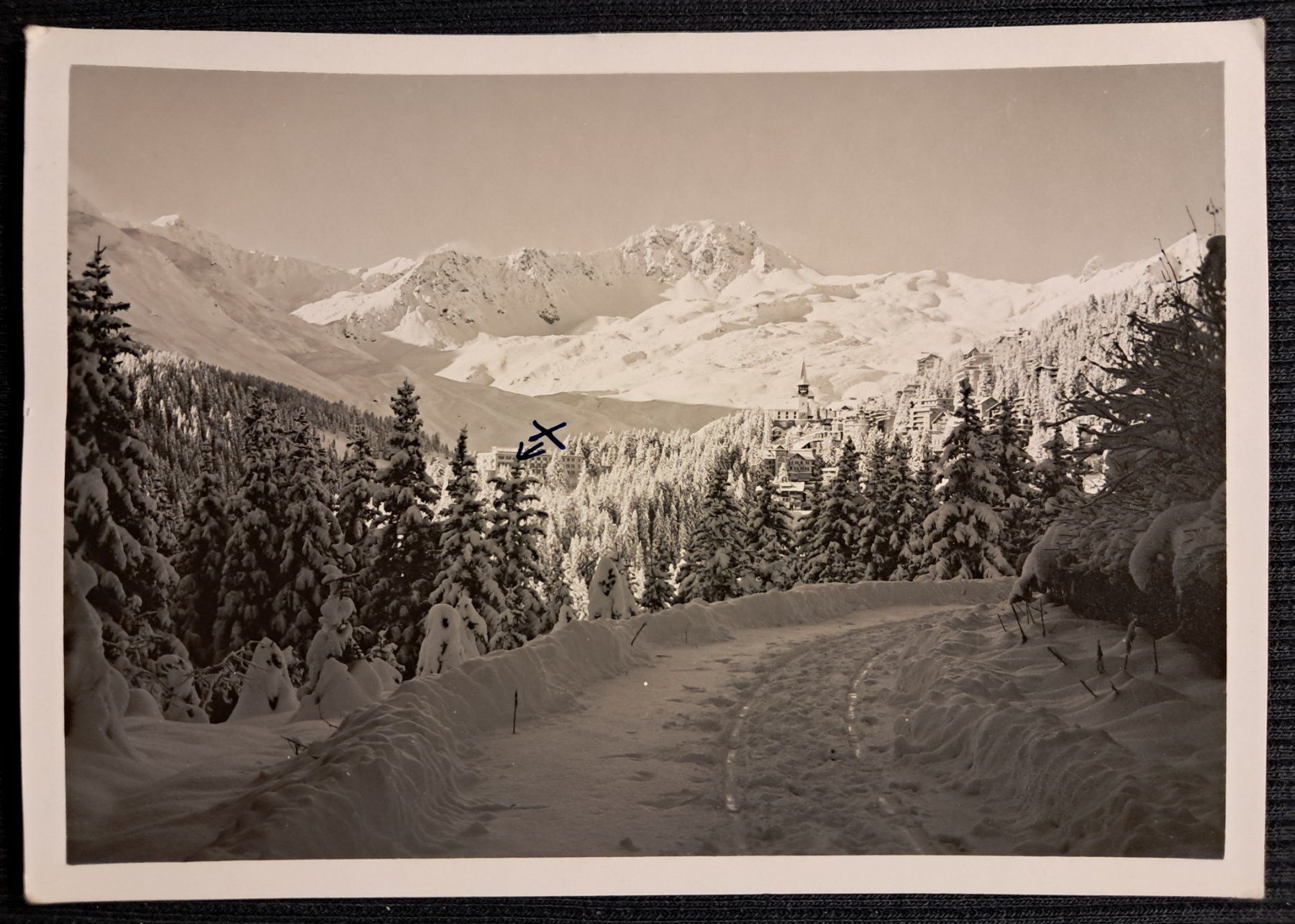 Cartoline postali: AROSA 1944 - WINTER – Usato da Ponto Valentino venduto da giorgia06