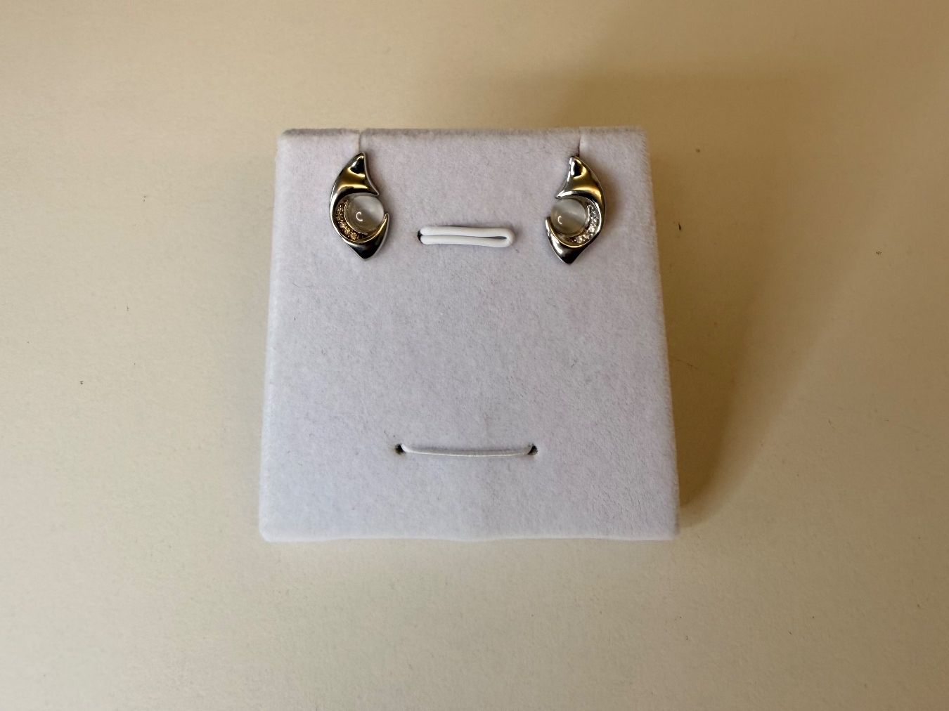 Orecchini pendenti & Orecchini a lobo: Mondstein Set Silber 925 – Nuovo e nell'imballaggio originale da Zug venduto da gold.schmuck 1