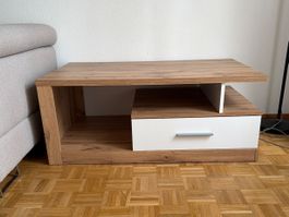 Table basse bois deux tiroirs