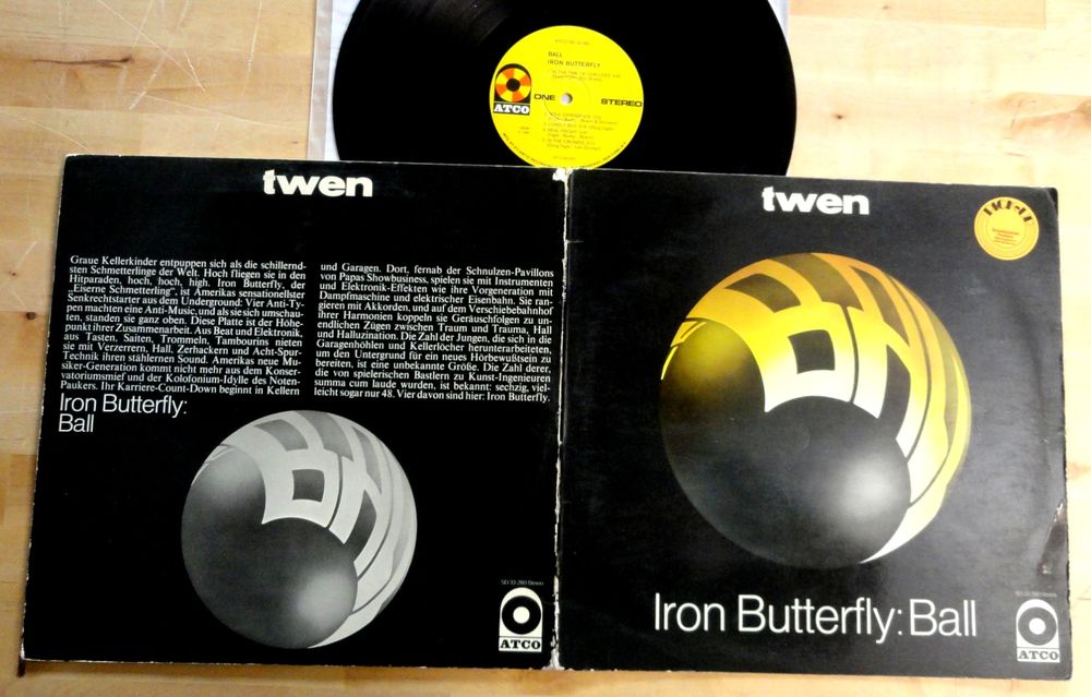 LP IRON BUTTERFLY ball ATCO 1969 PSYCHEDELIC ROCK Kaufen auf Ricardo