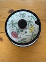 Vintage Burkart Keramik Zuckerdose Swiss Handarbeit