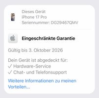 Apple iPhone 17 Pro – 256GB, Tiefblau / Top Zustand!